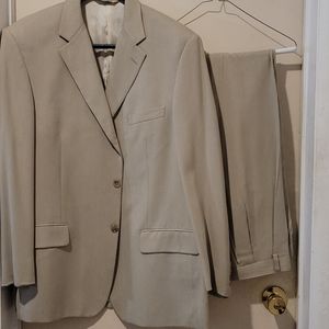 Men's 2 piece suit 100% Silk